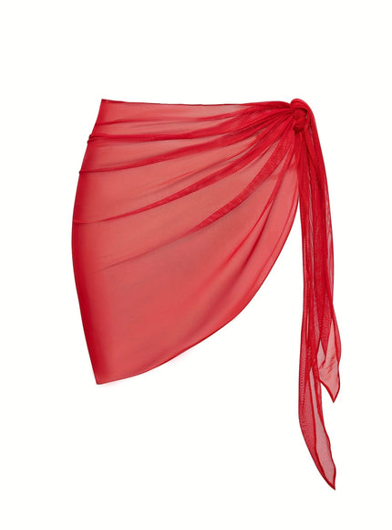 KissICON Sheer Beach Wrap Skirt – Elasticity Resort Essential