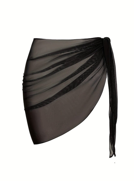 KissICON Sheer Beach Wrap Skirt – Elasticity Resort Essential