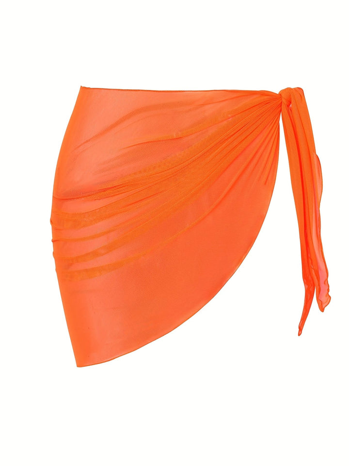 Sheer Beach Wrap Skirt – Elasticity Resort Essential
