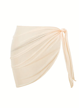 KissICON Sheer Beach Wrap Skirt – Elegant Poolside Vacation
