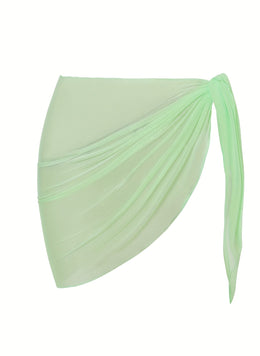 KissICON Sheer Beach Wrap Skirt – Elegant Poolside Vacation