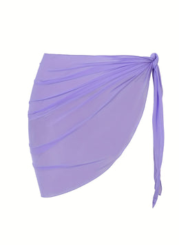 KissICON Sheer Beach Wrap Skirt – Elegant Poolside Vacation
