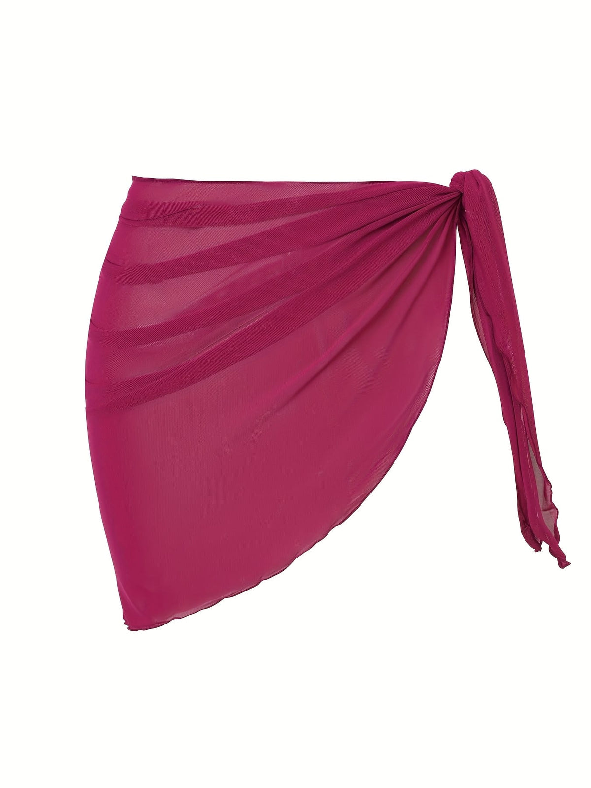 KissICON Sheer Beach Wrap Skirt – Elegant Poolside Vacation