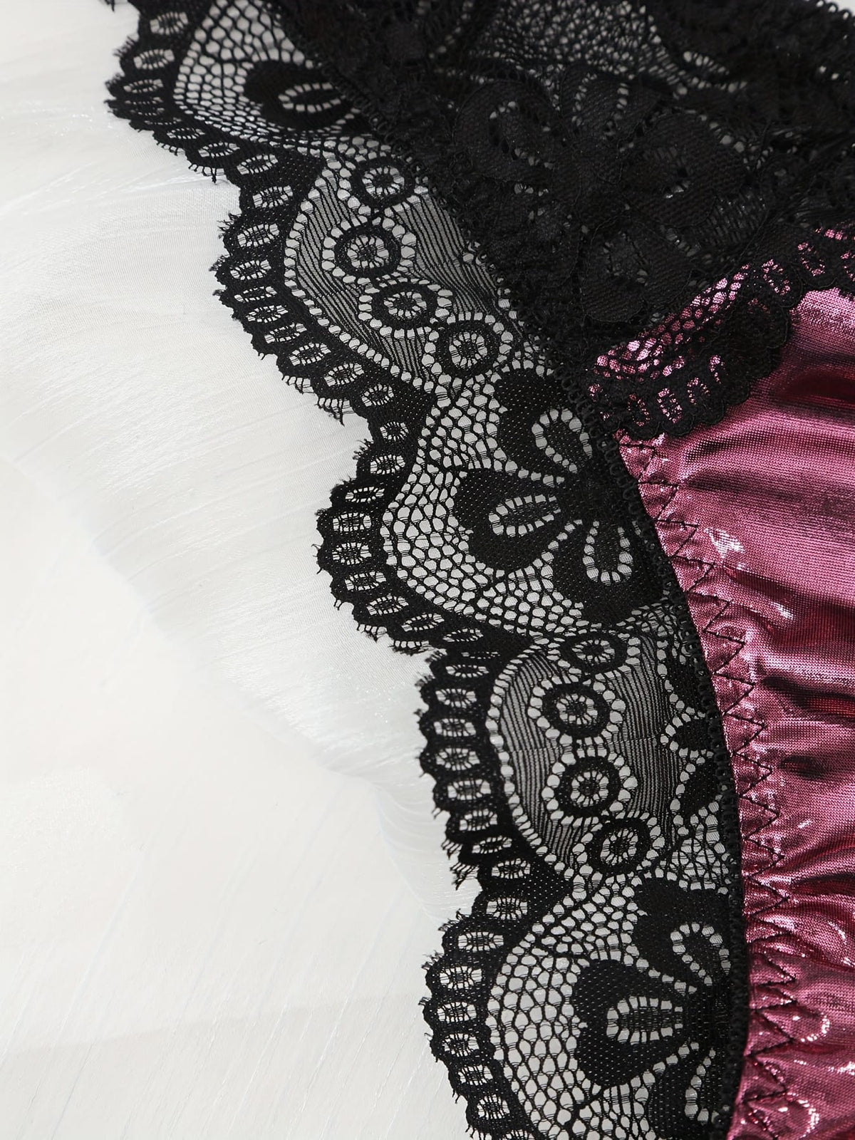 KissICON Sheer Lace Panty – 5 Colors Washable