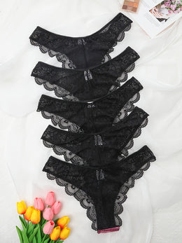 KissICON Sheer Lace Panty – 5 Colors Washable
