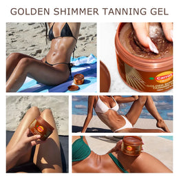 KissICON SHIMMER TANNING GEL KissIcon Golden Shimmer Tanning Gel - Natural Tan