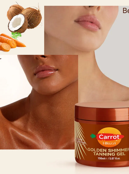KissICON SHIMMER TANNING GEL KissIcon Golden Shimmer Tanning Gel - Natural Tan