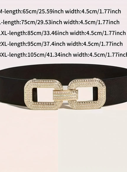 jkthpu-45 Shiny Elastic Womens Waist Belt Dressy or Casual Chic