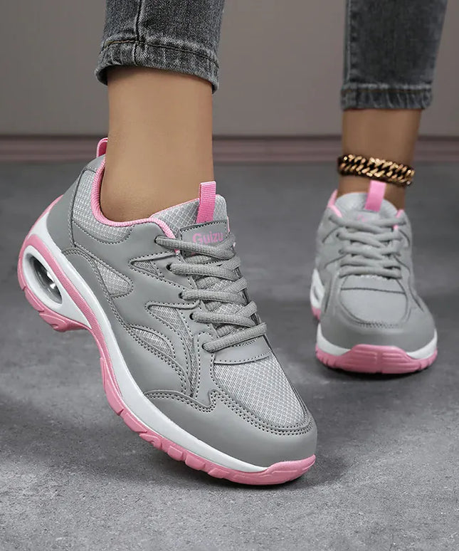 Dropshipman Shoes for Women Sneaker Air Cushion Casual Walking Shoes Wedges Wedges Chunky Hiking Woman Sports Shoes Light Mesh Breathable