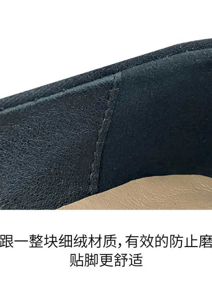 KissICON Shoes Women's Flat 2022 Autumn Fashion Square Toe