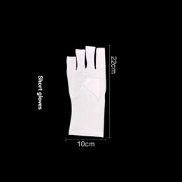KissICON Short Nail Gloves Anti-UV Anti-blackening Anti-illumination TANNING Tanning Light