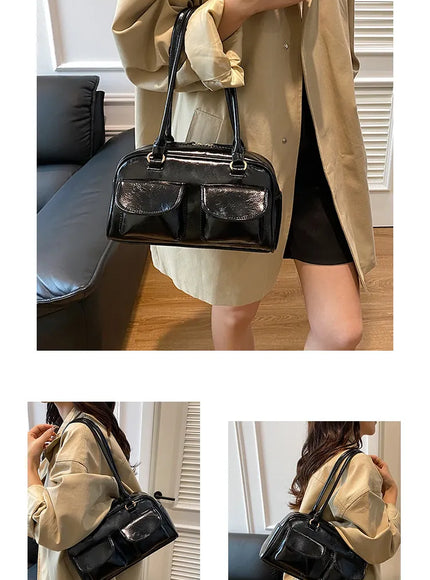 KissICON Shoulder Woman Handbag – Purse Black Bags
