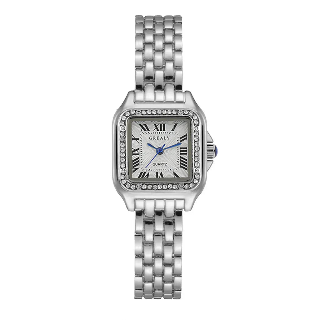 KissICON Silver 1 [KissIcon] Women Watch Gold Steel Quartz Watch -