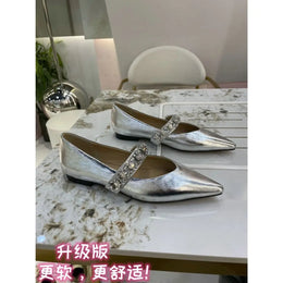 KissICON Silver / 35 Flat Shoes Women's 2023 Spring Autumn New Fashion