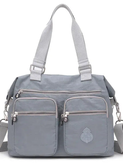 KissICON Silver / CHINA Women's Top-handle Big Handbag – Nylon Bags Waterproof
