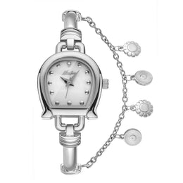 KissICON Silver Elegant Women Watch Niche High End Feel U