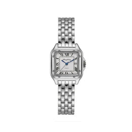KissICON Silver female UTHAI Women Quartz Watch Stainless Steel Band -