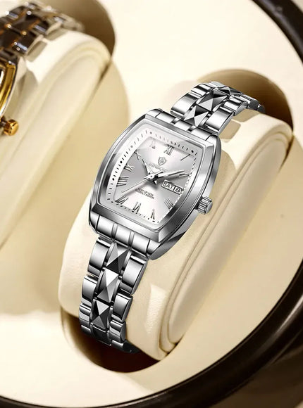 KissICON silver KissIcon Light Luxury Women Watch - Waterproof Calendar
