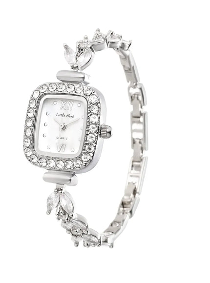 KissICON Silver KissIcon UTHAI L76 Womens Diamond Watch - Waterproof