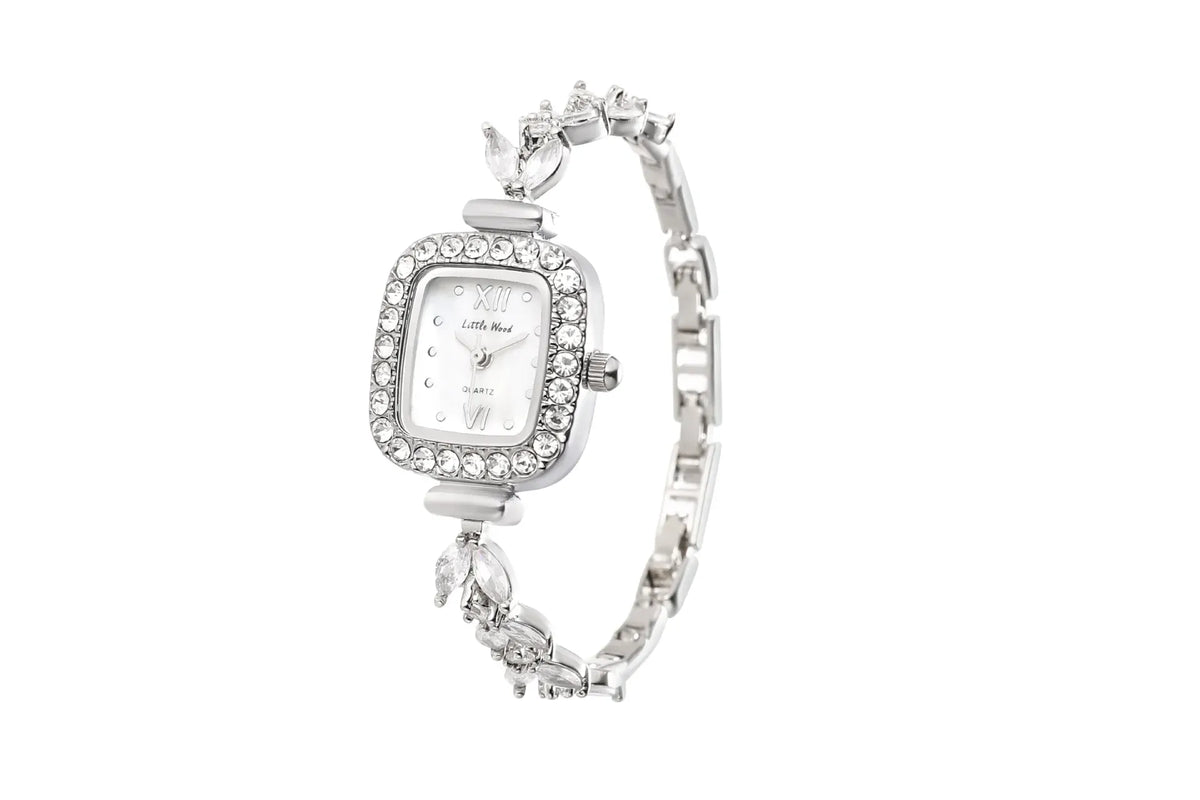 KissICON Silver KissIcon UTHAI L76 Womens Diamond Watch - Waterproof