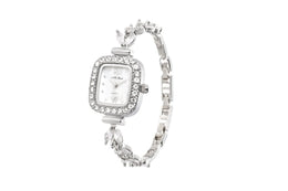 KissICON Silver KissIcon UTHAI L76 Womens Diamond Watch - Waterproof