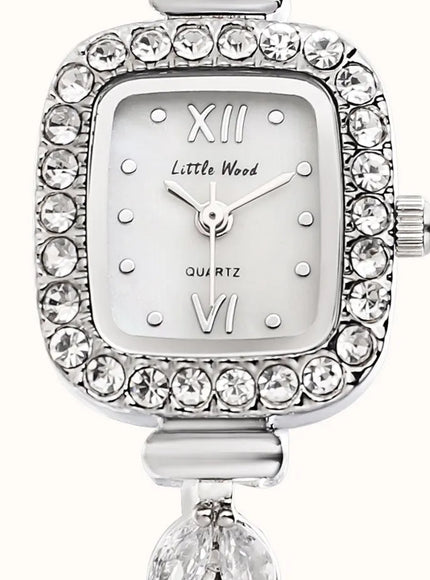 KissICON Silver KissIcon UTHAI L76 Womens Diamond Watch - Waterproof