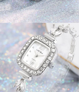 KissICON Silver KissIcon UTHAI L76 Womens Diamond Watch - Waterproof