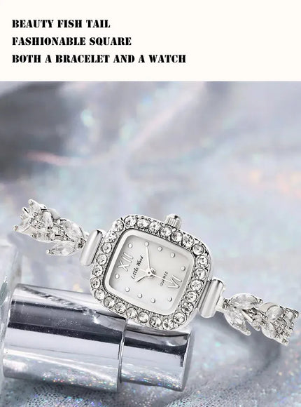 KissICON Silver KissIcon UTHAI L76 Womens Diamond Watch - Waterproof