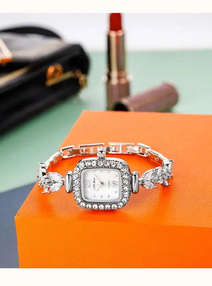 KissICON Silver KissIcon UTHAI L76 Womens Diamond Watch - Waterproof