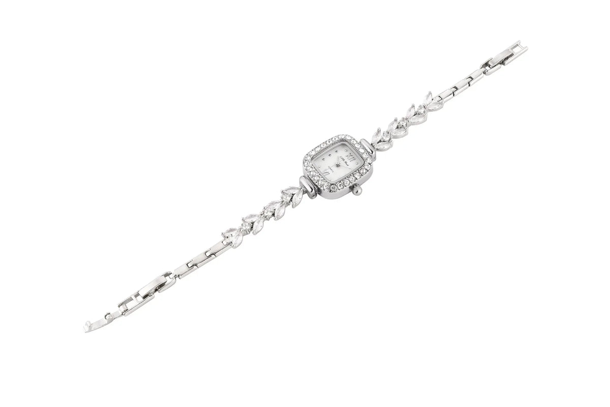 KissICON Silver KissIcon UTHAI L76 Womens Diamond Watch - Waterproof