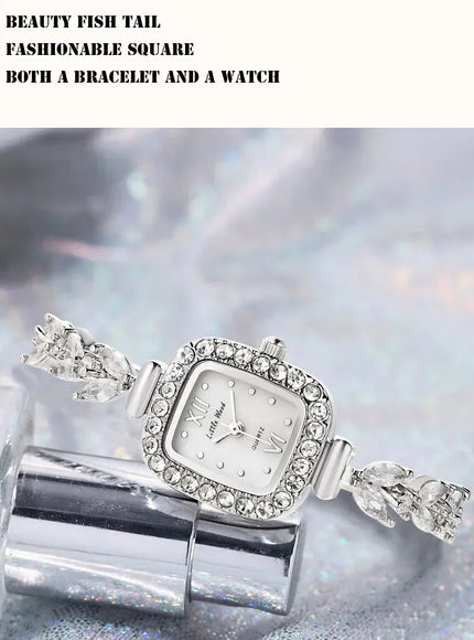 KissICON Silver KissIcon UTHAI L76 Womens Diamond Watch - Waterproof