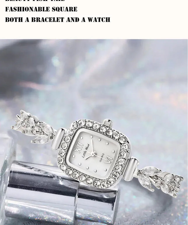 KissICON Silver KissIcon UTHAI L76 Womens Diamond Watch - Waterproof