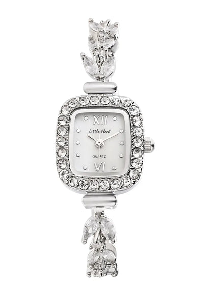 KissICON Silver KissIcon UTHAI L76 Womens Diamond Watch - Waterproof