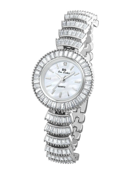 KissICON Silver KissIcon UTHAI Mermaid Diamond Waterproof Quartz Watch