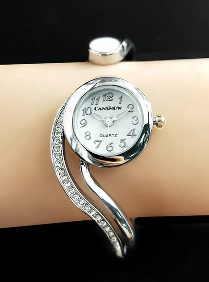 KissICON Silver KissIcon UTHAI Watch Diamond Strap Dial - Luxury
