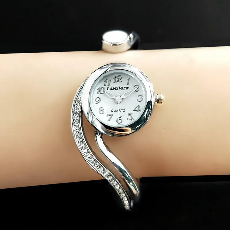 KissICON Silver KissIcon UTHAI Watch Diamond Strap Dial - Luxury