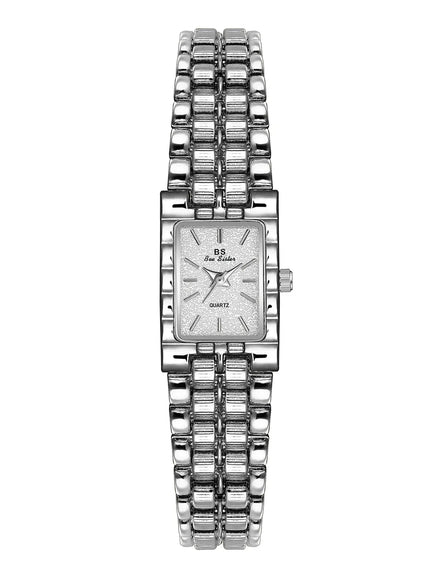 KissICON Silver KissIcon UTHAI Women Watch Luxury Square Gold Waterproof