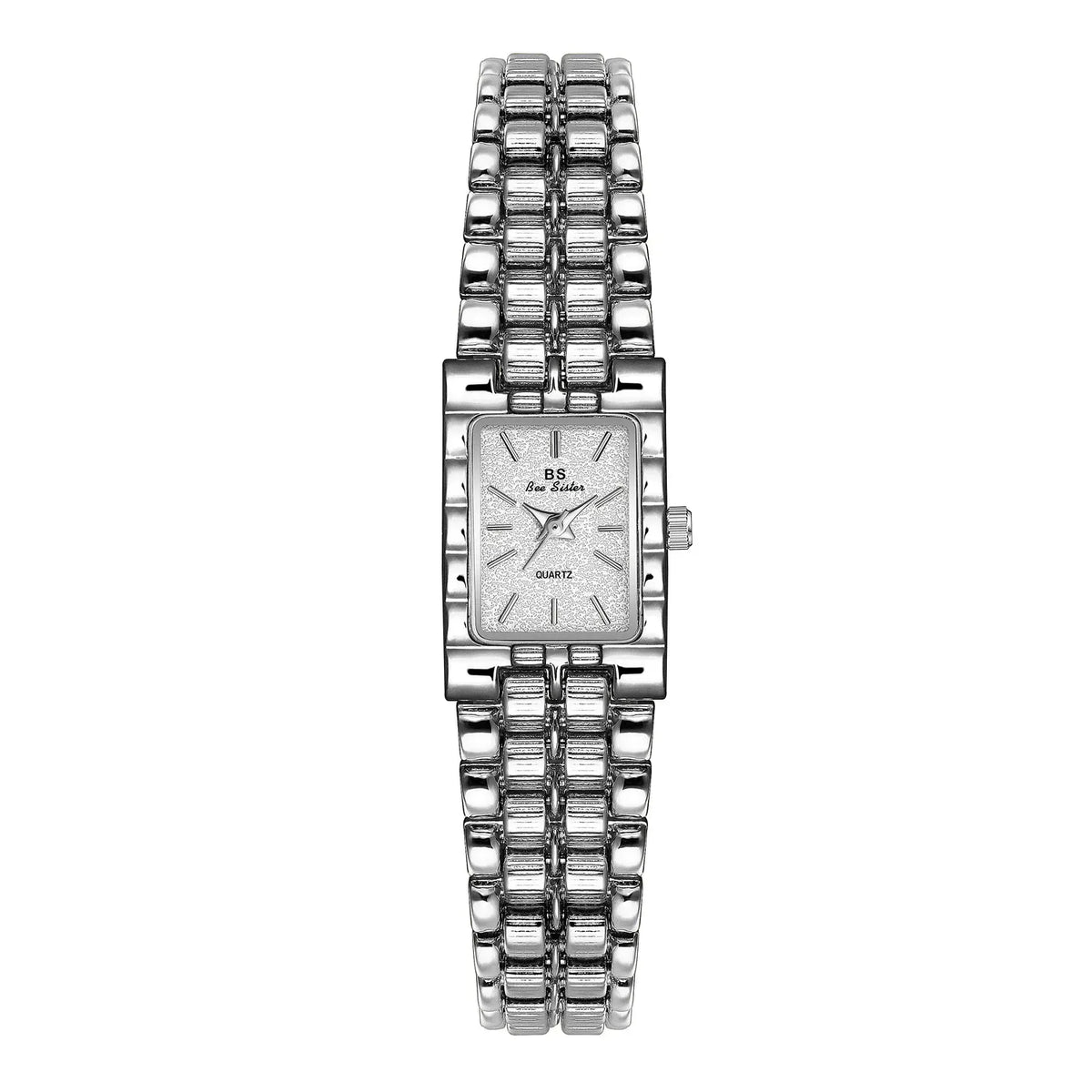 KissICON Silver KissIcon UTHAI Women Watch Luxury Square Gold Waterproof