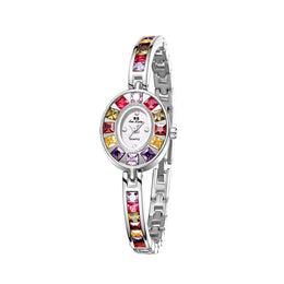 KissICON Silver KissIcon UTHAI Womens Chain Watch - Waterproof Luxury