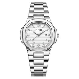 KissICON Silver 💋 Light Luxury Women Watch Stainless Steel Strap