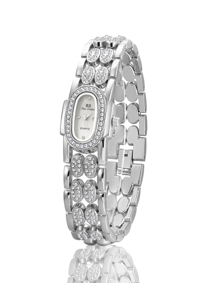 KissICON Silver Uthai Light Luxury Brand Watch Vintage Bracelet Waterproof