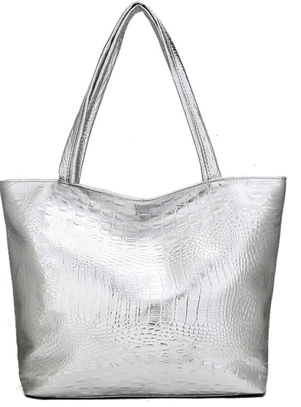 KissICON Silver Women's Daily Handbag – Shoulder Solid Bags
