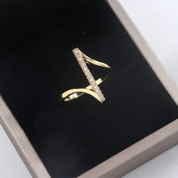 KissICON Simple 925 Silver Plated Ring for Women Fashion Geometric Line Jewelry Sterling Silver Jewelry Couple Ring Engagement Jewelry