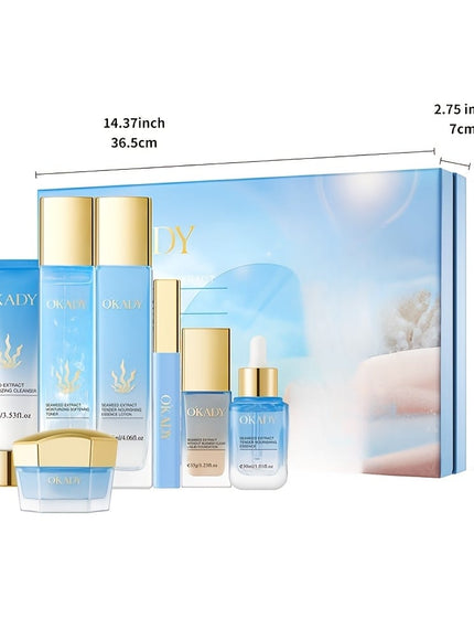 KissICON Skincare Gift Set- 8-piece Set KissIcon Chlorella and Sea Fennel Gift Set -