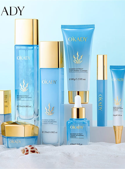 KissICON Skincare Gift Set- 8-piece Set KissIcon Chlorella and Sea Fennel Gift Set -