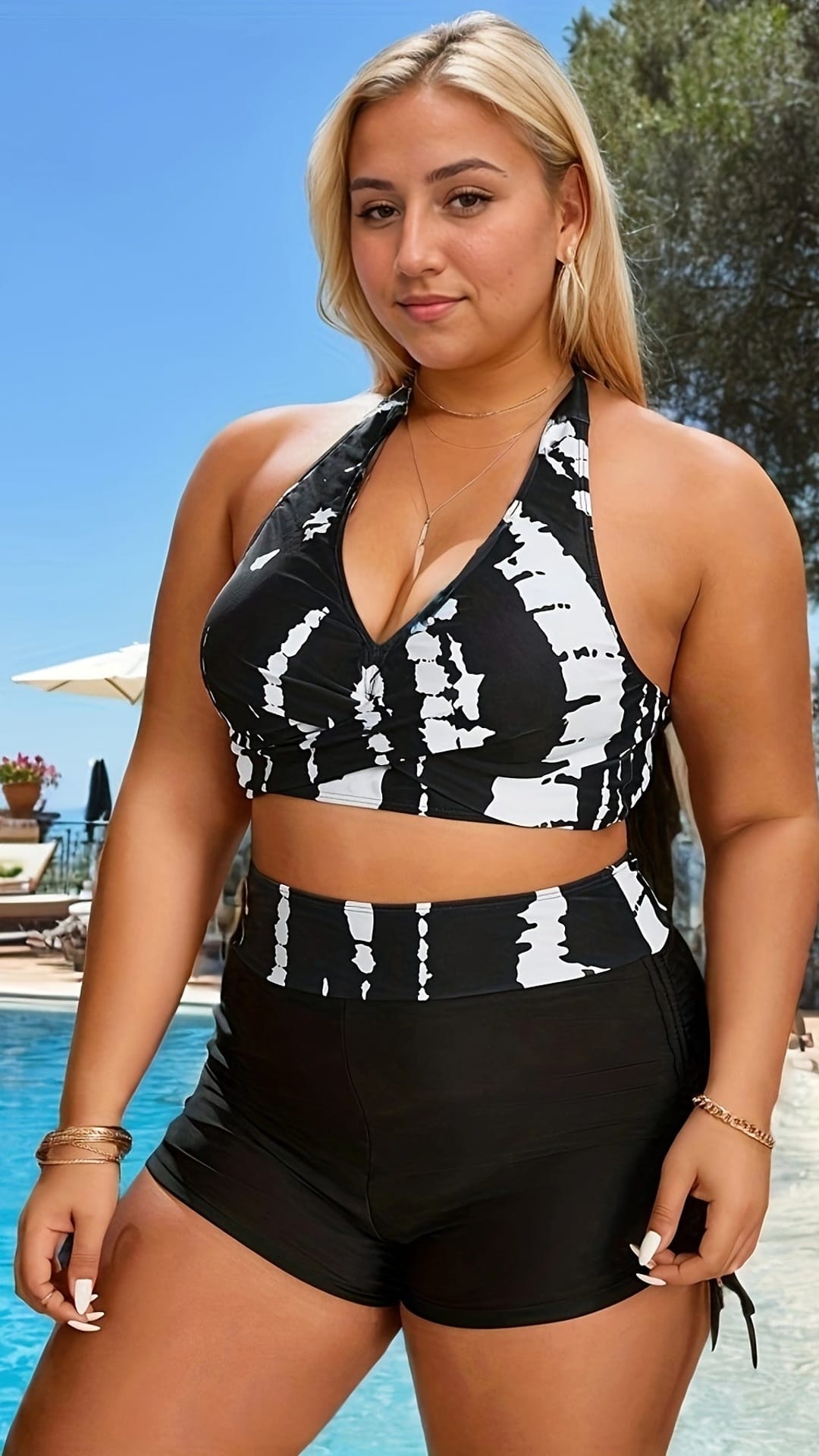 jkthpu-45 Sleek Sexy Womens TwoPiece Swimsuit Collection