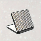 Sleek Silvery Square Folding Mirror