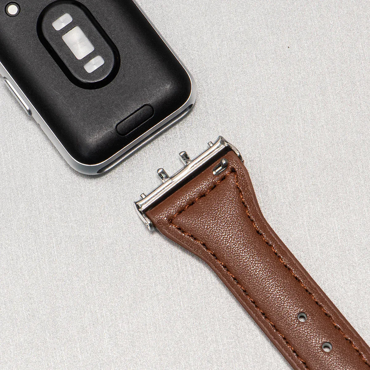 KissICON Slim Leather Strap For Samsung Galaxy Watch Fit 3 Wristband Bracelet Strap Correa For Samsung Galaxy Watch Fit 3 Replacement