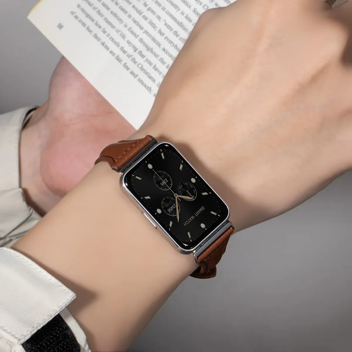 KissICON Slim Leather Strap For Samsung Galaxy Watch Fit 3 Wristband Bracelet Strap Correa For Samsung Galaxy Watch Fit 3 Replacement