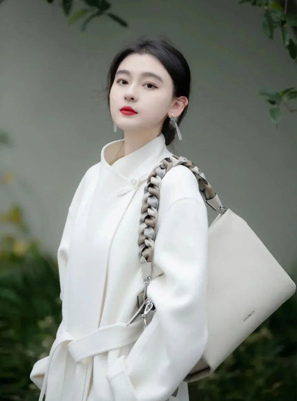 KissICON Small Handbag – Elegant Shoulder Woven